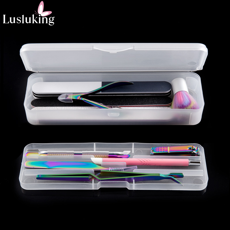 Nail Art Kaki - 1Pc Rectangle Double-layer Nail Art Tool