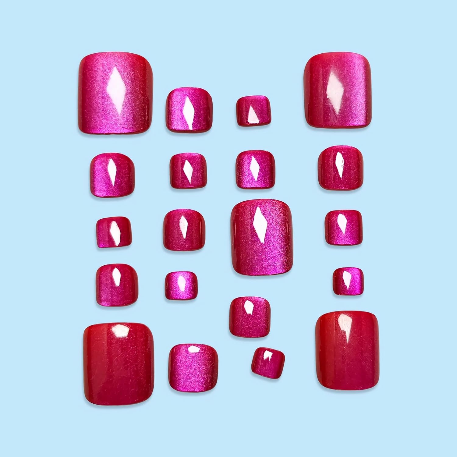 96PCS Acrylic Presser Foot Sha - Nail Art Cat Eye 리뷰 및 가격
