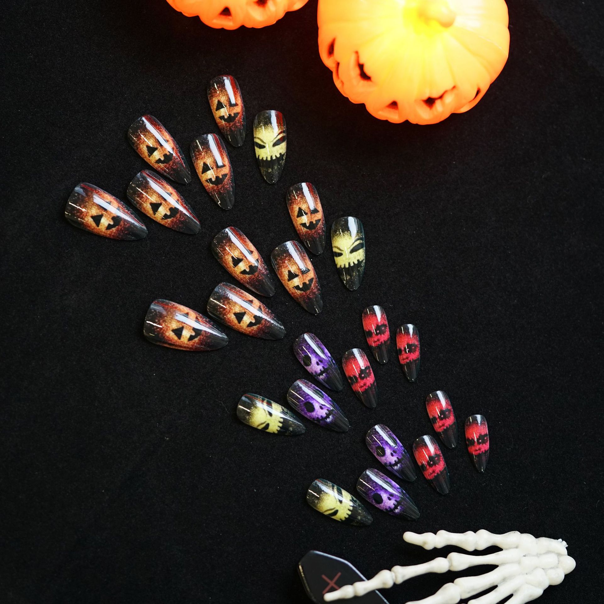 24pcs 2025 Halloween 3D Cat Ey - Nail Art Cat Eye 리뷰 및 가격