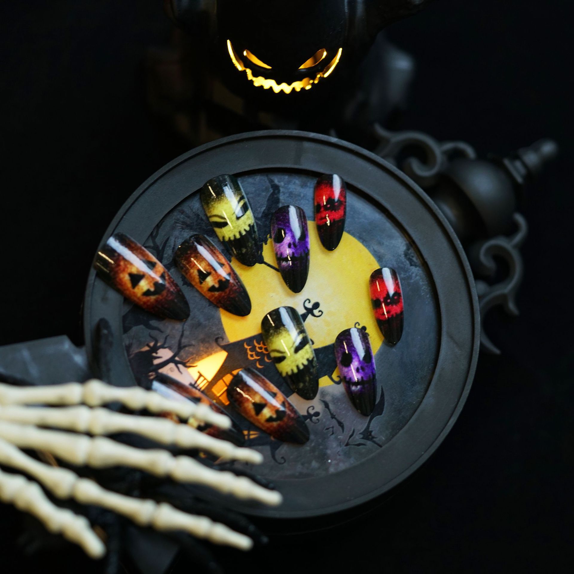 24pcs 2025 Halloween 3D Cat Ey - Nail Art Cat Eye 리뷰 및 가격