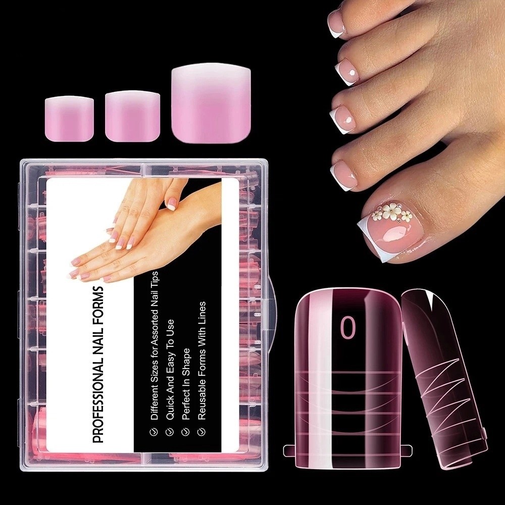 120pcs New Dual Forms Toe Nail - Nail Art Extension 리뷰 및 가격