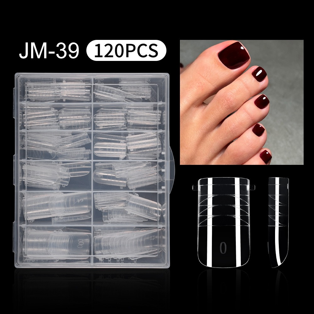 120pcs New Dual Forms Toe Nail - Nail Art Extension 리뷰 및 가격