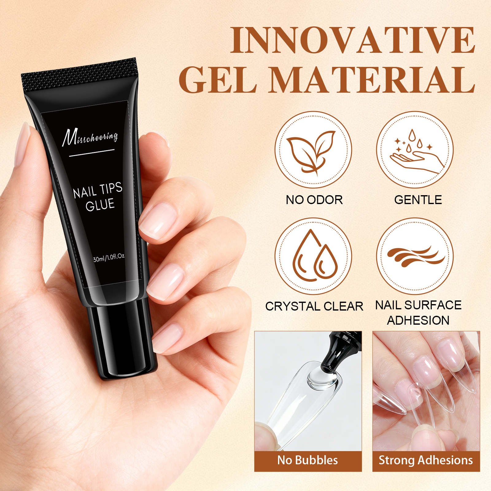 15/30ml Solid Nail Glue for Pr - Nail Art Extension 리뷰 및 가격
