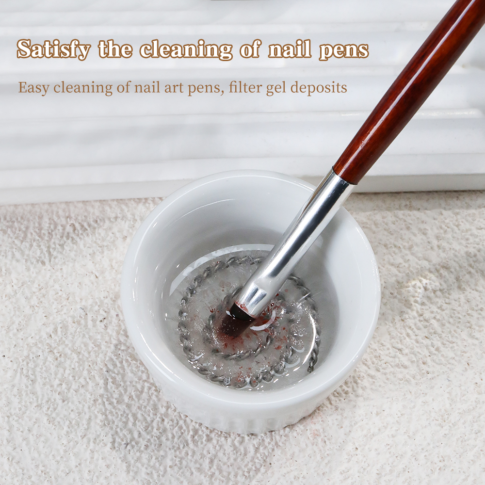 KANIU Smooth Brush Cleaner Cup - Nail Art Kaki 리뷰 및 가격