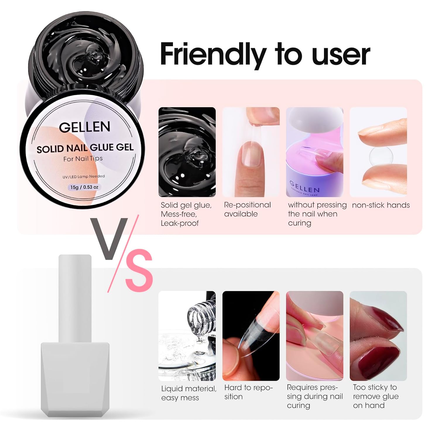 GELLEN Nail Solid Glue Builder - Nail Art Extension 리뷰 및 가격