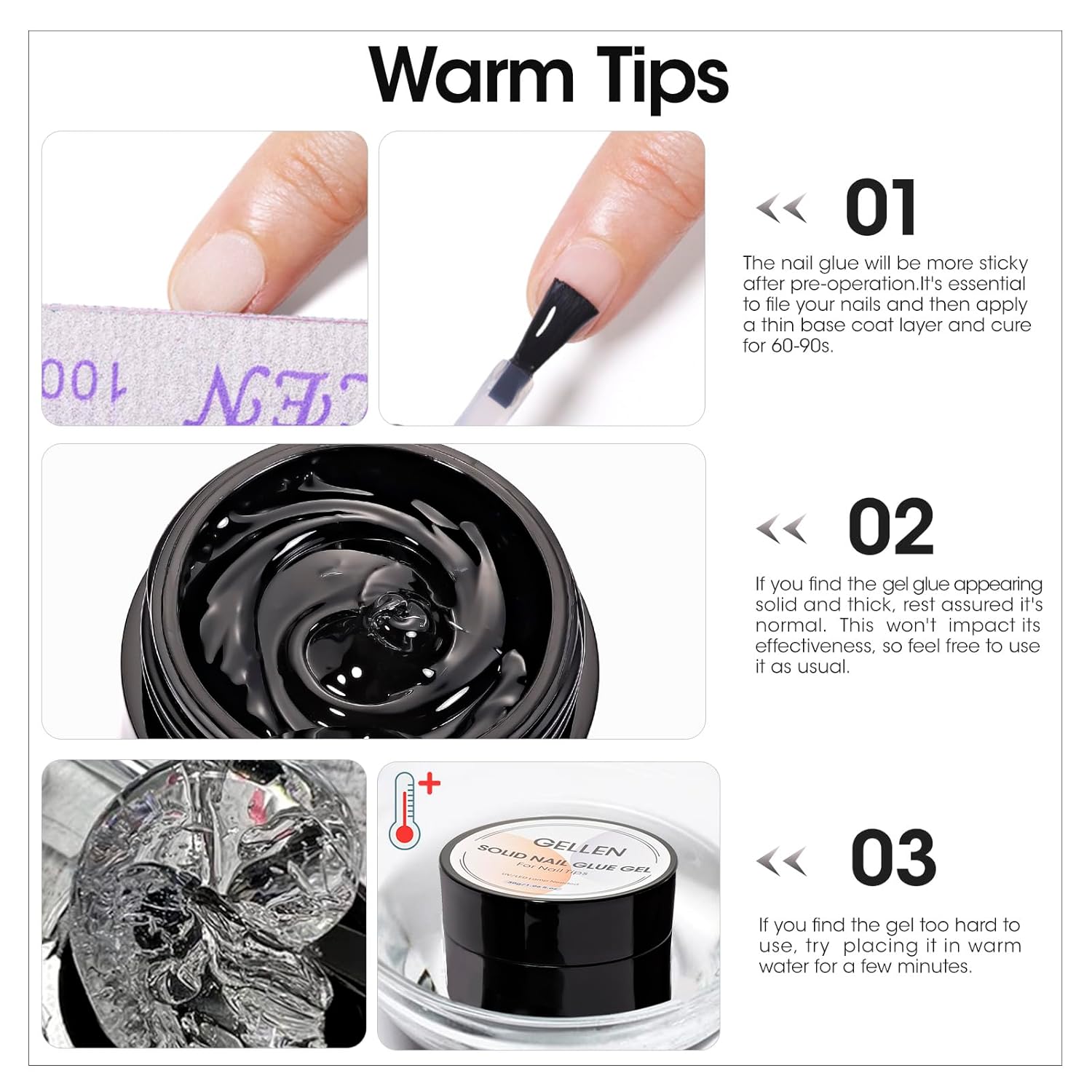 GELLEN Nail Solid Glue Builder - Nail Art Extension 리뷰 및 가격