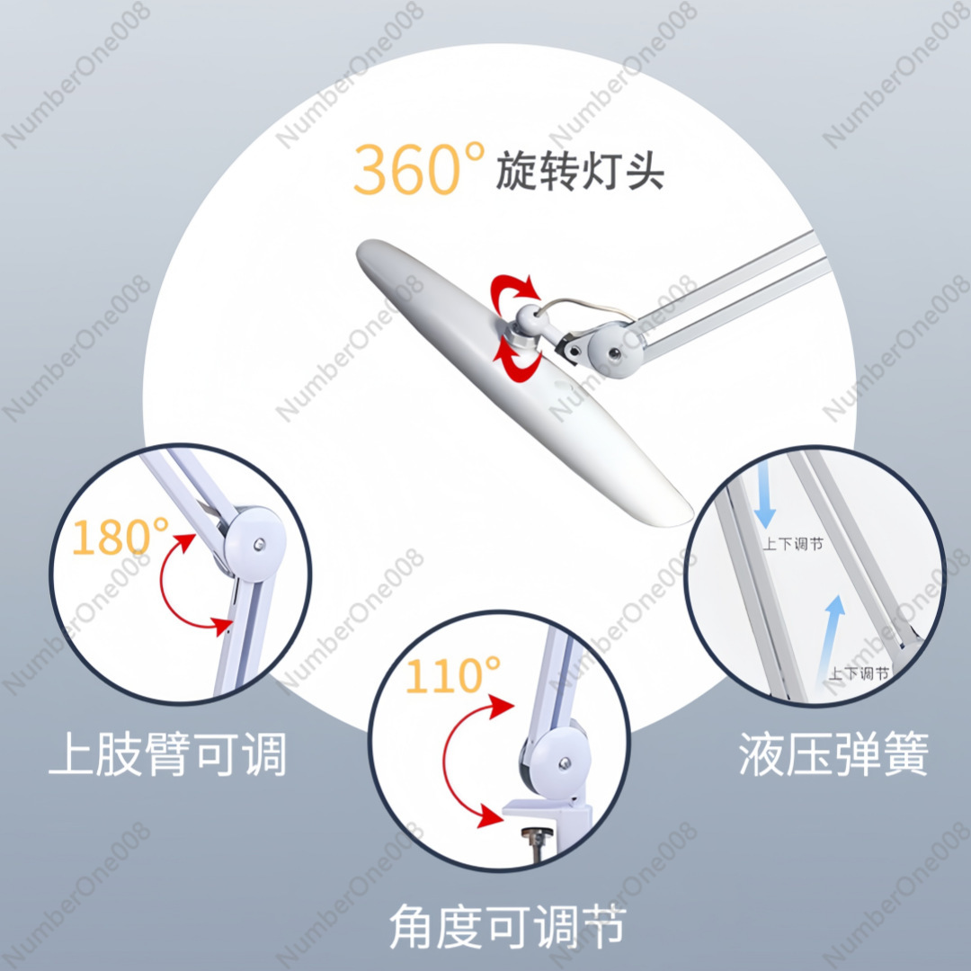 Foldable Desk Lamp Clamp On Ey - Nail Art Extension 리뷰 및 가격