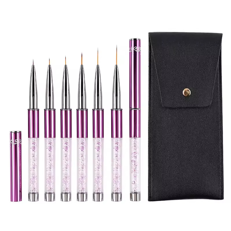 6pcs/Set Acrylic French Stripe - Nail Art Kaki 리뷰 및 가격
