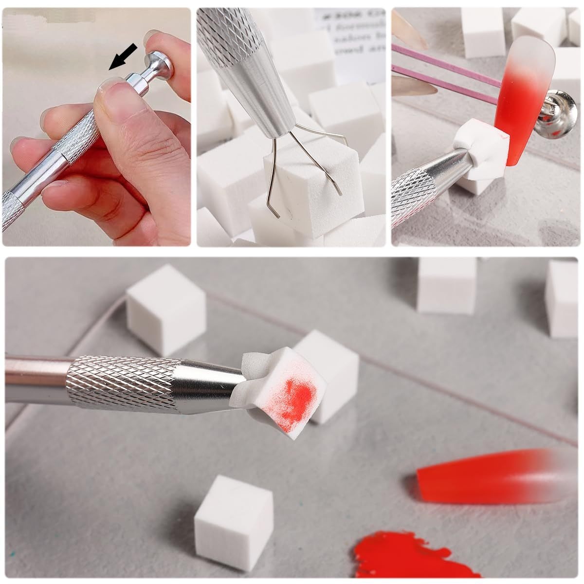 1/50/100Pcs Square Nail Art Sp - Nail Art Kaki 리뷰 및 가격