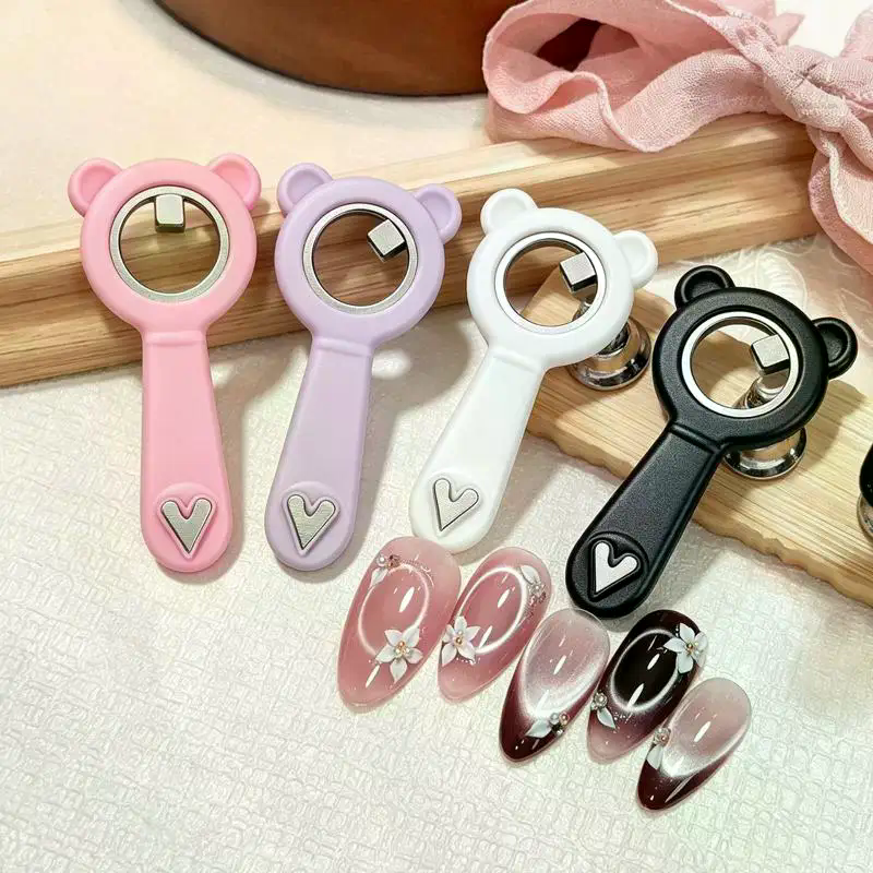 1Pcs Portable 2 In 1 Cute Bear - Nail Art Cat Eye 리뷰 및 가격