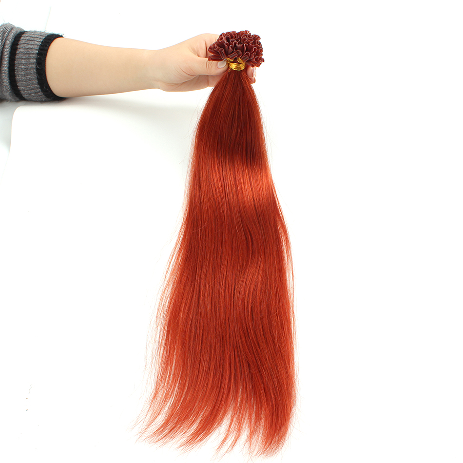 Lovevol Copper Red U Tip Hair  - Nail Art Extension 리뷰 및 가격