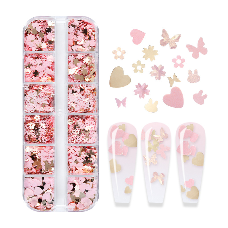 Mix Color Fluorescent Butterfl - Nail Art Extension 리뷰 및 가격