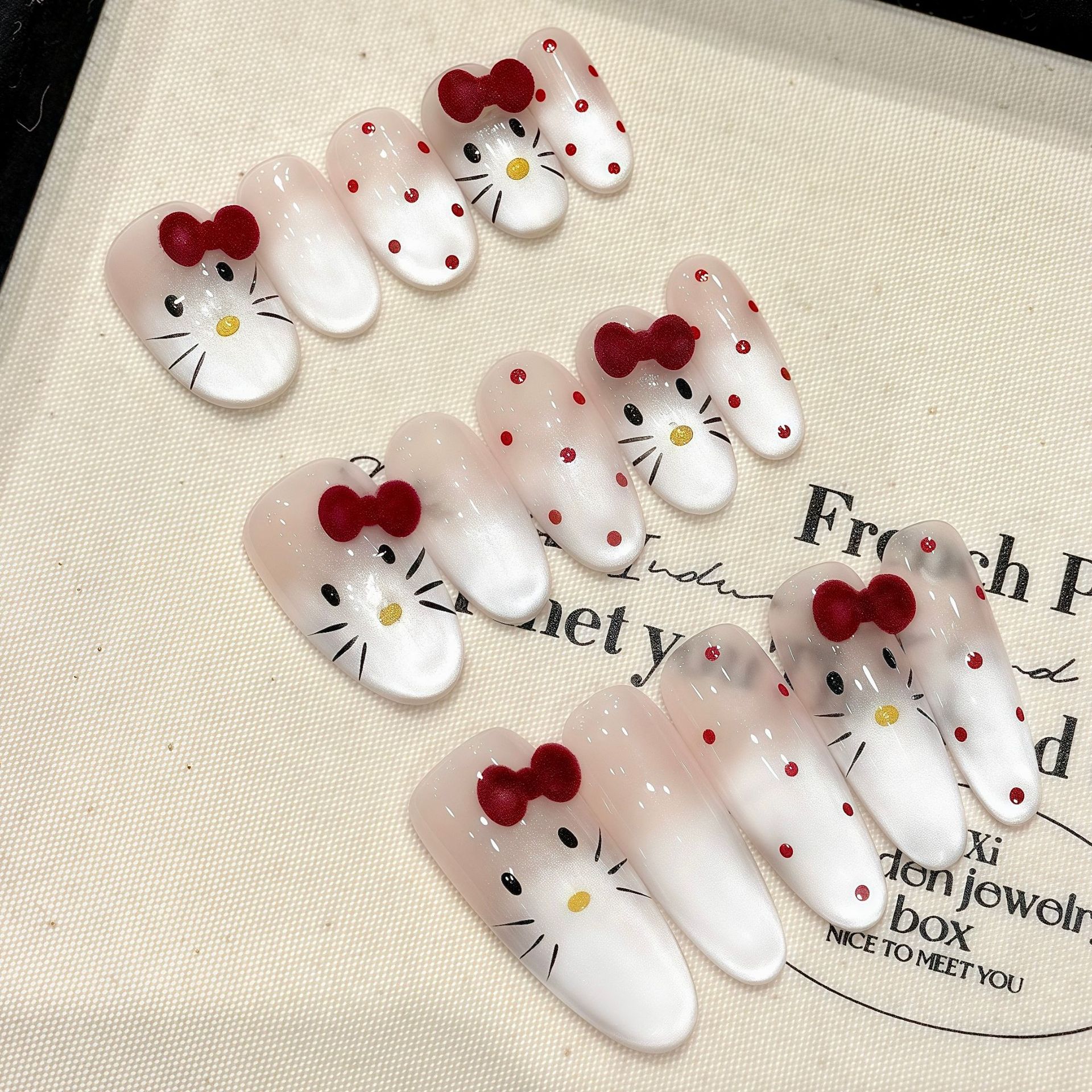 10pcs Pure Hand Pressed Oval N - Nail Art Cat Eye 리뷰 및 가격