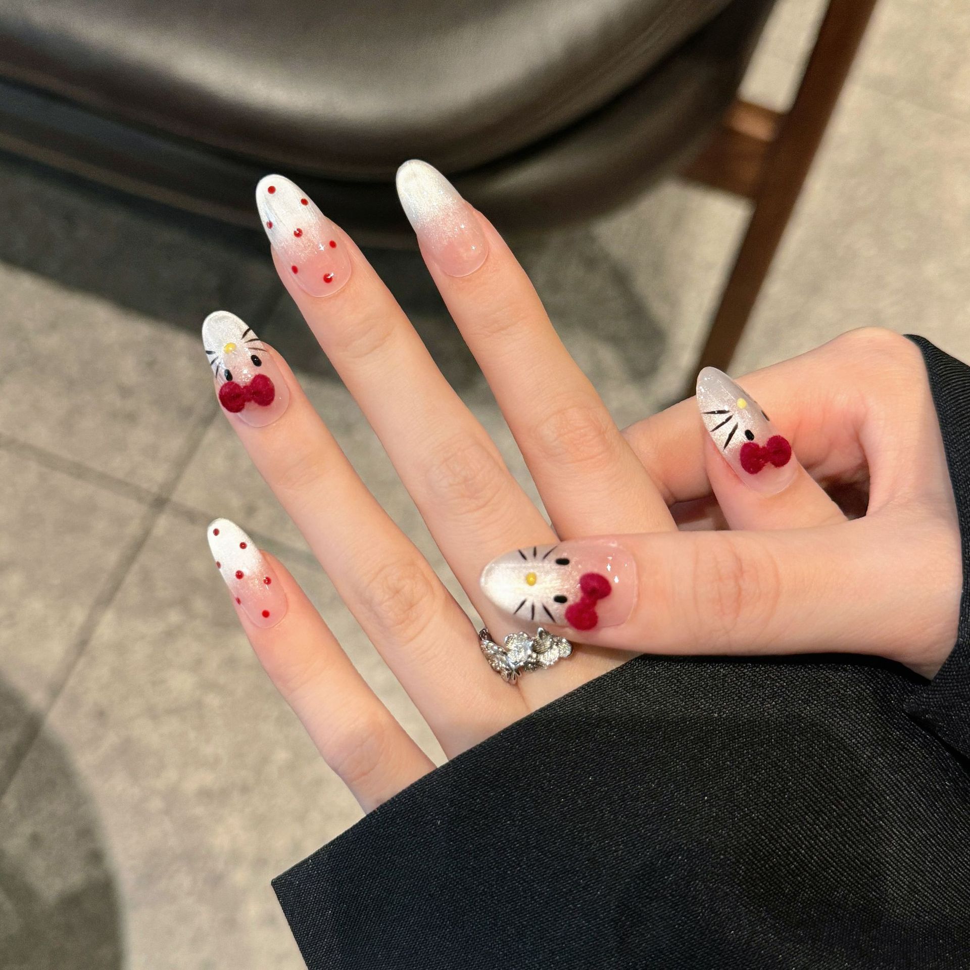 10pcs Pure Hand Pressed Oval N - Nail Art Cat Eye 리뷰 및 가격