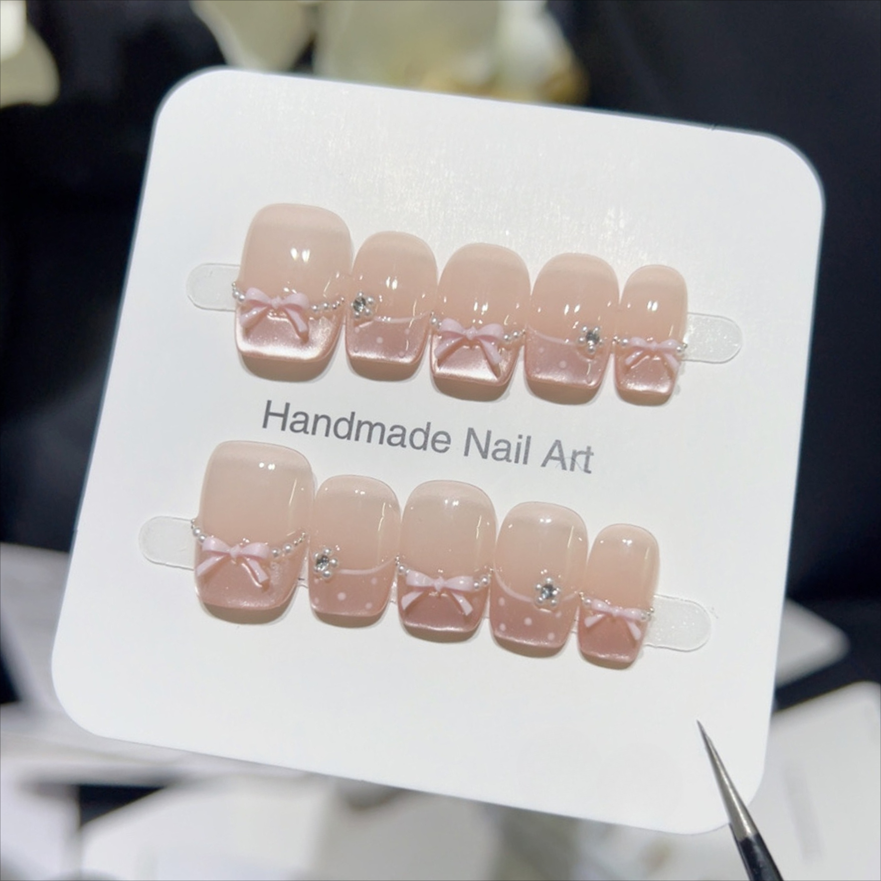 10pcs Summer Sweetheart Press  - Nail Art Cat Eye 리뷰 및 가격