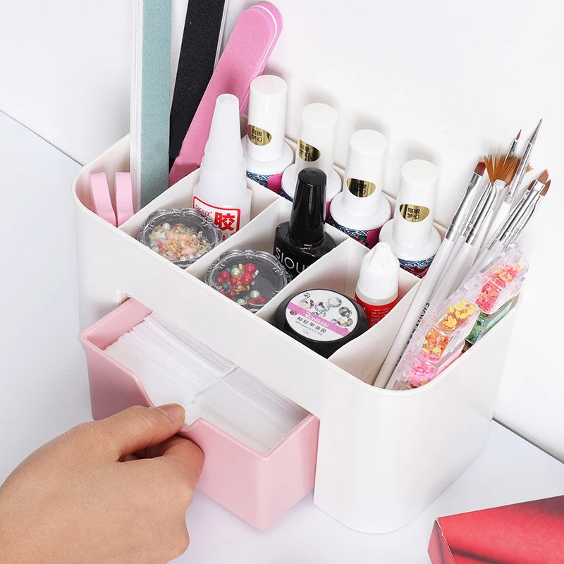 Nail Art Organizer Desktop Dra - Nail Art Kaki 리뷰 및 가격